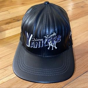 New York Yankees Leather Hat